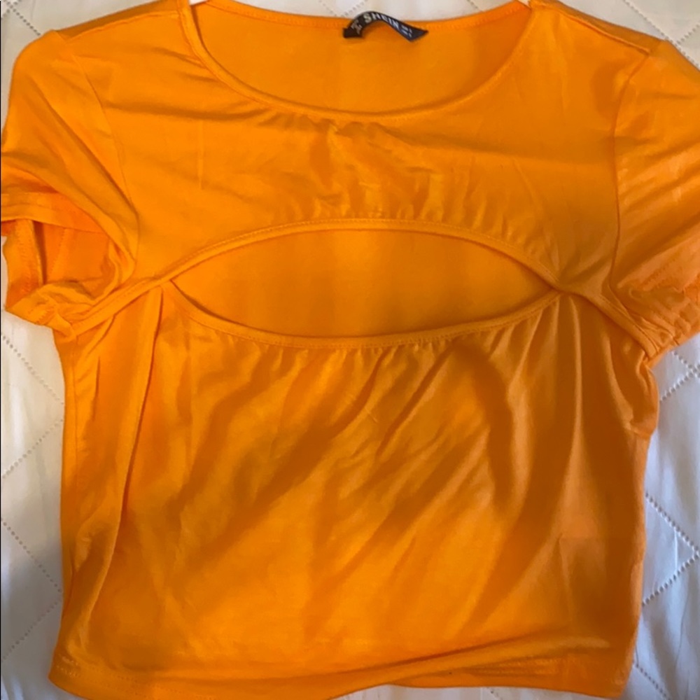 Orange Crop Top